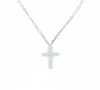 Halskette Sangiorgi Preziosi Dame in Weißgold Diamante 3.24 Ct 187204-42 - 187204-42